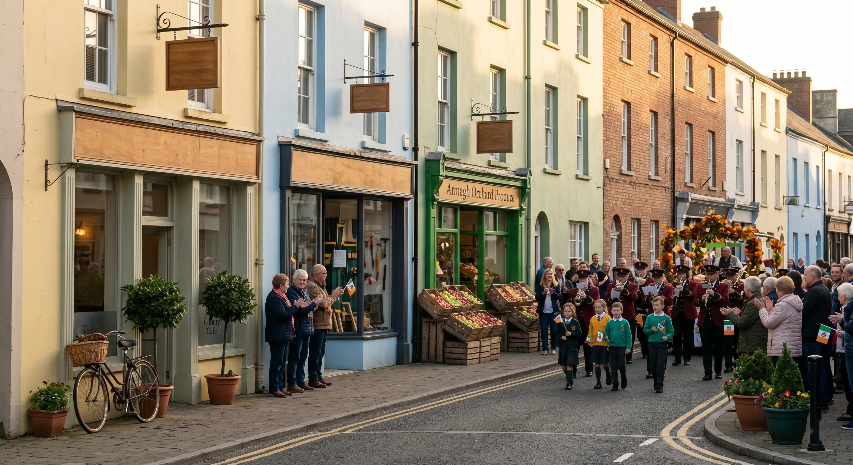 An independent Armagh high street where nearby customers find local businesses through local SEO