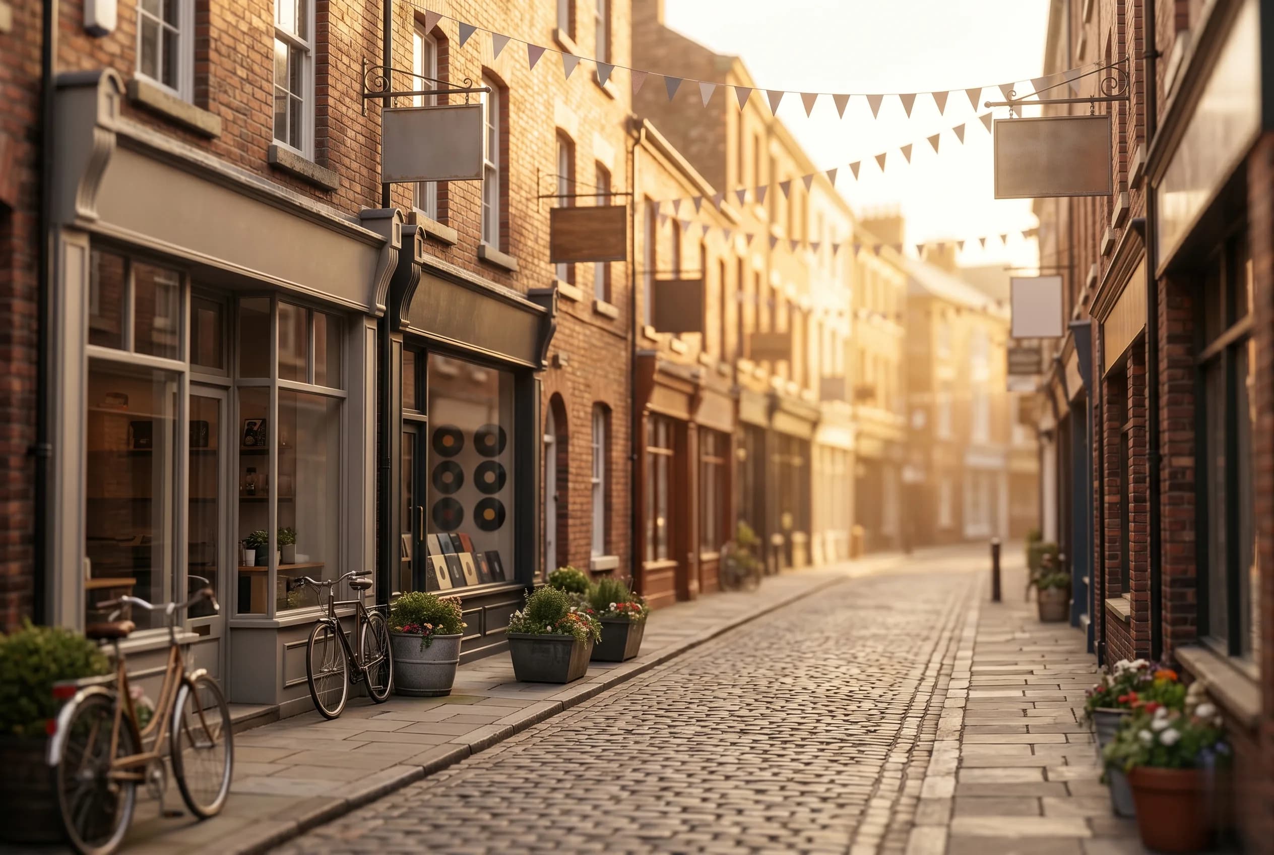 Liverpool independent high street with local businesses found by nearby customers through local SEO